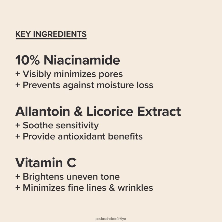 Paula's Choice 02RV6J39 tam dolu %10 niasinamid güçlendirici
