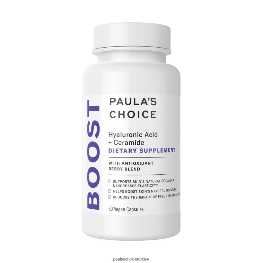 Paula's Choice 02RV6J137 60 vegan kapsül hyaluronik asit + seramid besin takviyesi