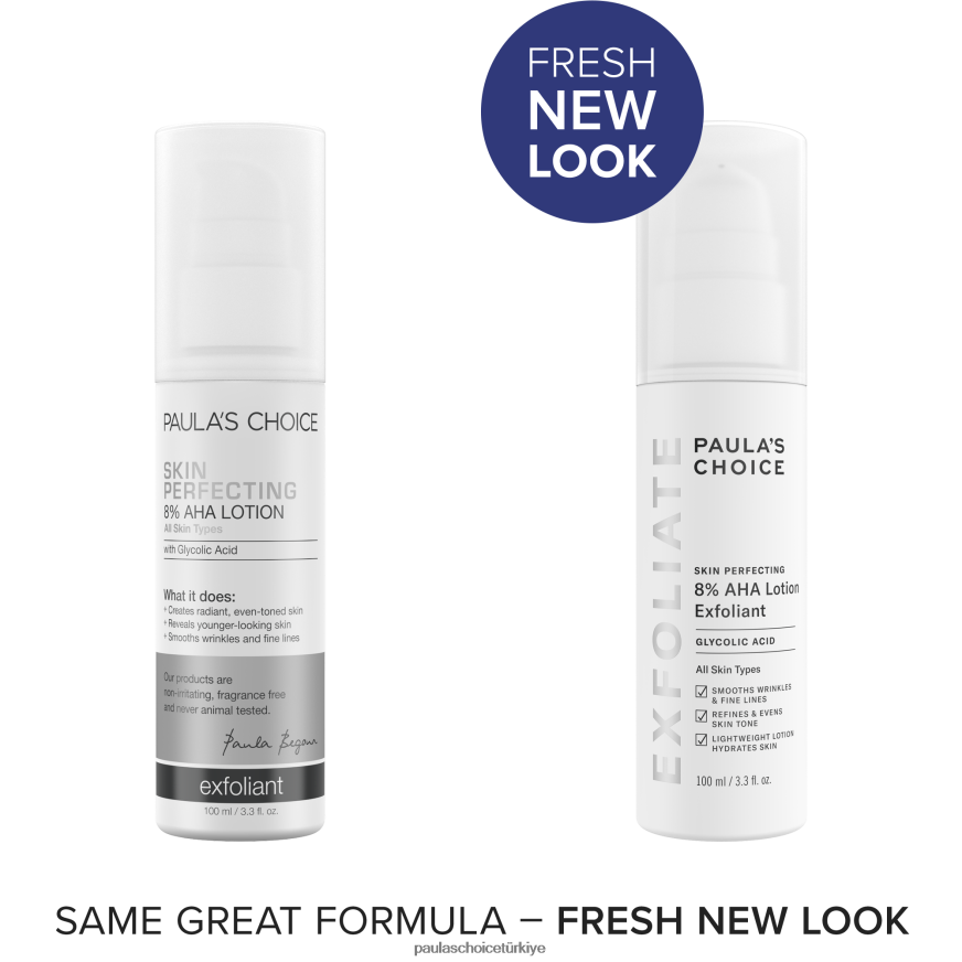 Paula's Choice 02RV6J50 tam dolu %8 aha losyon eksfoliyant