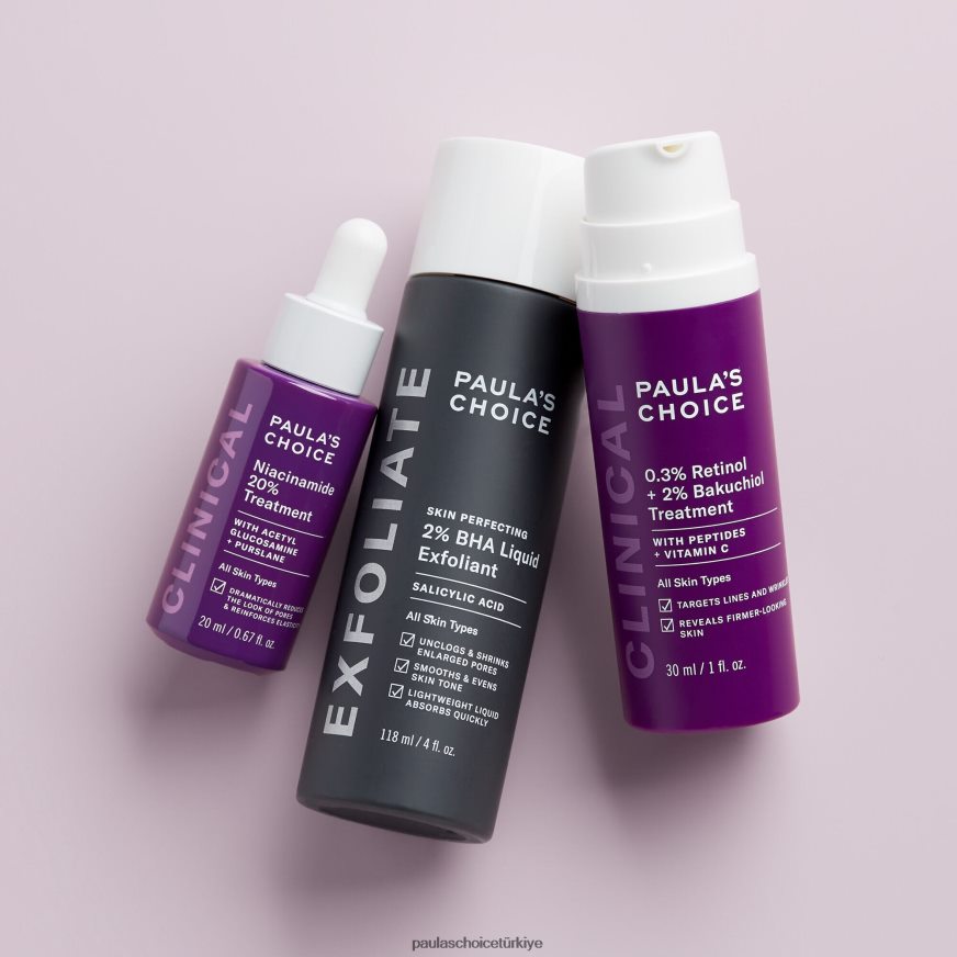 Paula's Choice 02RV6J10 tüm cilt tipleri gelişmiş gözenek mükemmelleştirme kiti