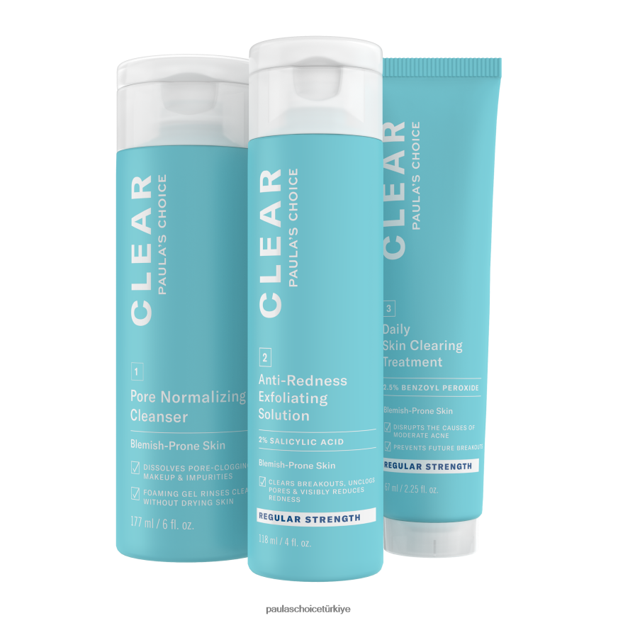 Paula's Choice 02RV6J13 3 adımlı rutin düzenli güç kiti