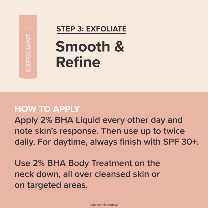 Paula's Choice 02RV6J15 tüm cilt tipleri yüz ve vücut kiti için bha