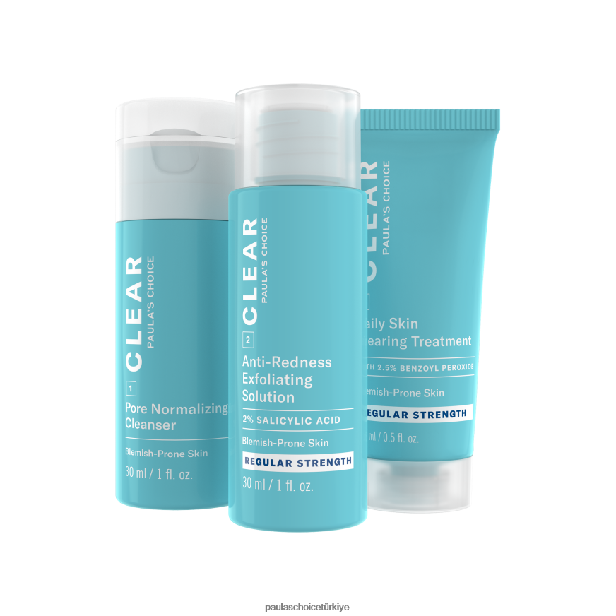 Paula's Choice 02RV6J20 3 adımlı rutin düzenli güç seyahat seti