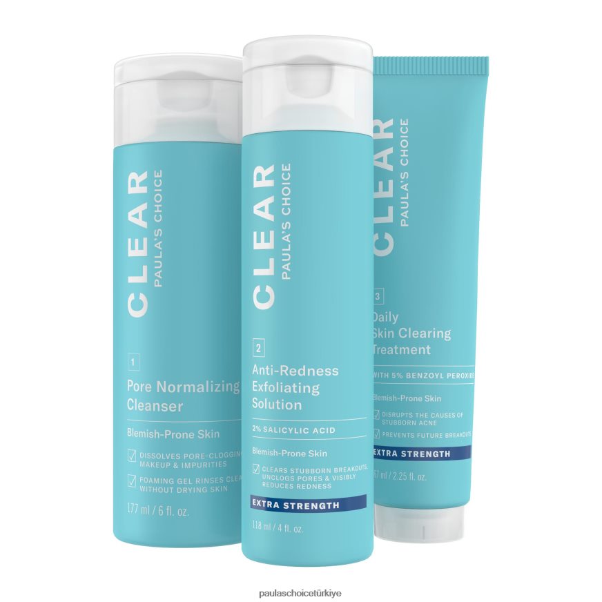 Paula's Choice 02RV6J8 3 adımlı rutin ekstra güç kiti