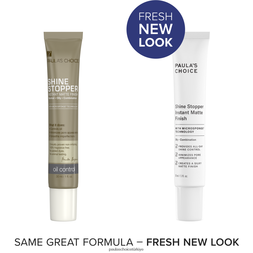 Paula's Choice 02RV6J128 tam dolu mikrosünger teknolojisi ile parlaklık durdurucu anında mat kaplama