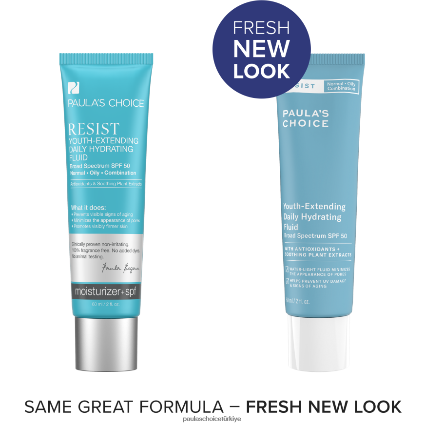 Paula's Choice 02RV6J150 tam dolu gençlik uzatıcı günlük nemlendirici sıvı spf 50