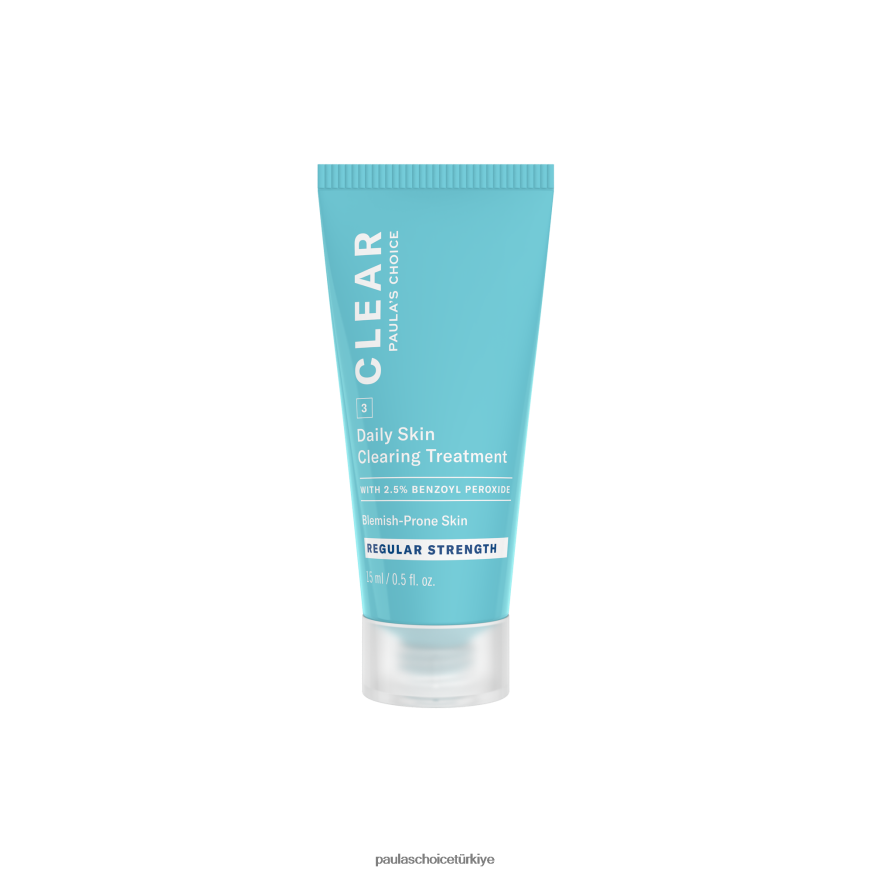 Paula's Choice 02RV6J152 tam dolu %2,5 benzoil peroksit ile düzenli güçlü günlük cilt temizleme tedavisi