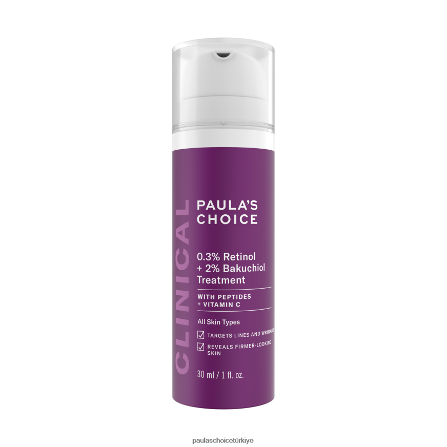Paula's Choice 02RV6J99 tam dolu %0,3 retinol + %2 bakuchiol tedavisi