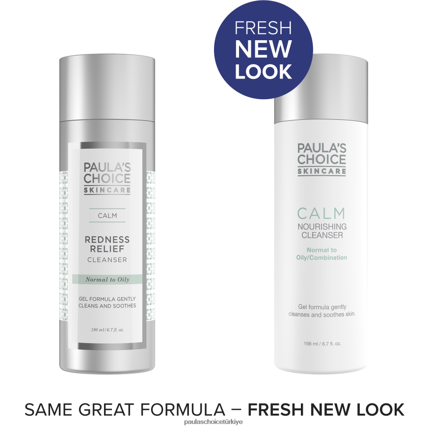 Paula's Choice 02RV6J147 tam dolu Normal ve yağlı ciltler için kızarıklık giderici temizleyici
